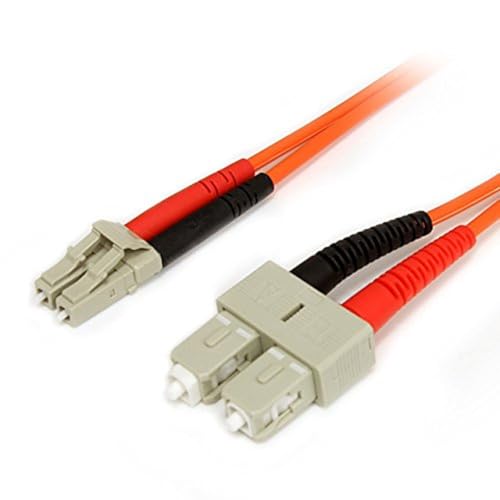 StarTech.com 1m Multimode 62,5/125 Duplex LWL-Patchkabel LC, SC, Glasfaser Netzwerkkabel von StarTech.com