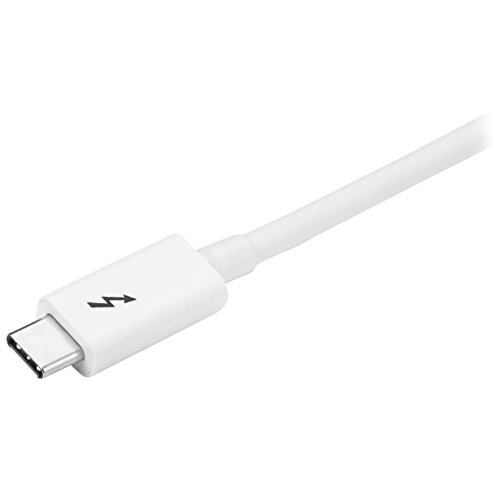 StarTech.com 1m Passives Thunderbolt 3 Kabel, 20Gbps, 100W PD, 4K Video, Thunderbolt Kabel, Kompatibel mit USB4/DP Alt Mode, Thunderbolt 4, USB 3.2/Typ-C (TBLT3MM1MW) von StarTech.com