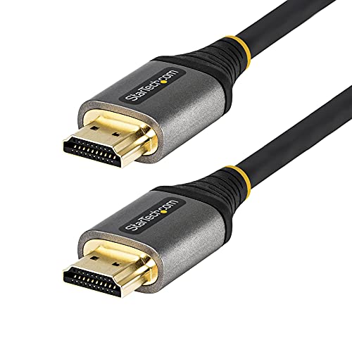 StarTech.com 1m Premium zertifiziertes HDMI 2.0 Kabel - High Speed Ultra HD 4K 60Hz HDMI Kabel mit Ethernet - HDR10, ARC - UHD HDMI Videokabel - Für UHD Monitore, TVs, Displays - M/M (HDMMV1M) von StarTech.com