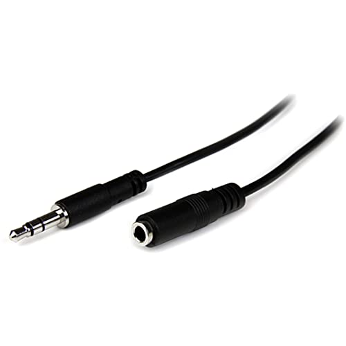 StarTech.com 1m Slim 3,5mm Klinken Stereo Verlängerungskabel - Stecker/Buchse von StarTech.com