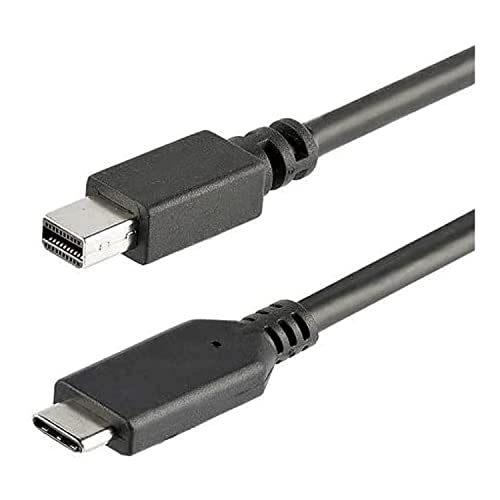 StarTech.com 1m USB-C auf Mini DisplayPort Kabel - USB C zu mDP Kabel - 4K 60Hz - Schwarz (CDP2MDPMM1MB) von StarTech.com