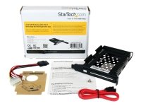 StarTech.com 2,5-Zoll SATA-Wechsellrahmen für PC-Erweiterungssteckplatz, 6,35 cm (2.5 Zoll), Schwarz, 158,37 g, 234 g, 0 - 55 °C von StarTech.com