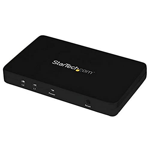 StarTech.com 2 Port HDMI 4k Video Splitter - 1x2 HDMI Verteiler mit Aluminiumgehäuse - 4k @ 30 Hz - 2-fach Ultra HD 1080p HDMI Switch von StarTech.com