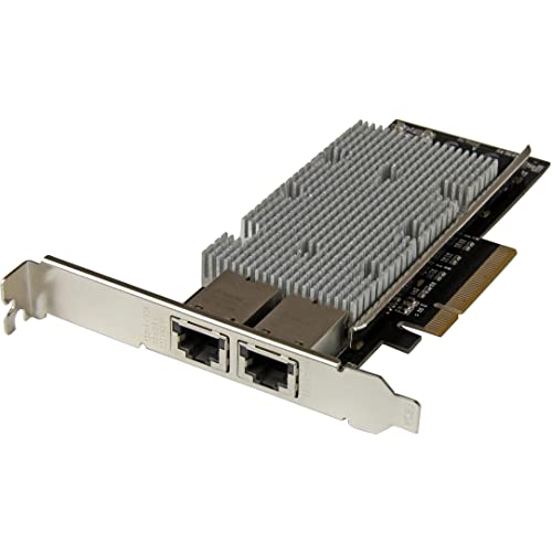 StarTech.com 2 Port PCI Express 10GBase-T Ethernet Netzwerkkarte, 10GbE Ethernet Adapter mit Intel X540 Chip von StarTech.com