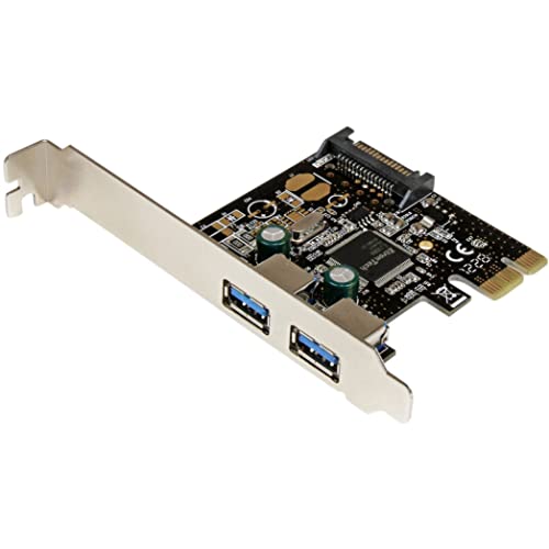 StarTech.com 2 Port USB 3.0 SuperSpeed PCI Express Schnittstellenkarte mit SATA Stromanschluss - 2-fach USB 3.0 PCIe Controller Karte von StarTech.com