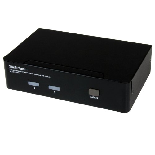StarTech.com 2 Port USB HDMI KVM Switch / Umschalter mit Audio und USB 2.0 Hub von StarTech.com