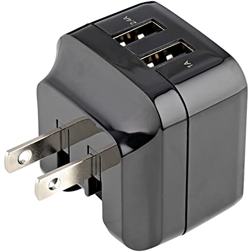 StarTech.com 2 Port USB Ladegerät / Netzteil, 2-fach Ladestecker 17 Watt / 3.4 Amp, Dual Reiseladegerät 110 / 220V von StarTech.com