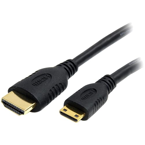 StarTech.com 2 m High Speed HDMI-Kabel mit Ethernet - HDMI auf HDMI Mini - Stecker/Stecker StarTech.com 2 m High Speed HDMI-Kabel mit Ethernet - HDMI auf HDMI Mini - Stecker/Stecker von STARTECH.COM