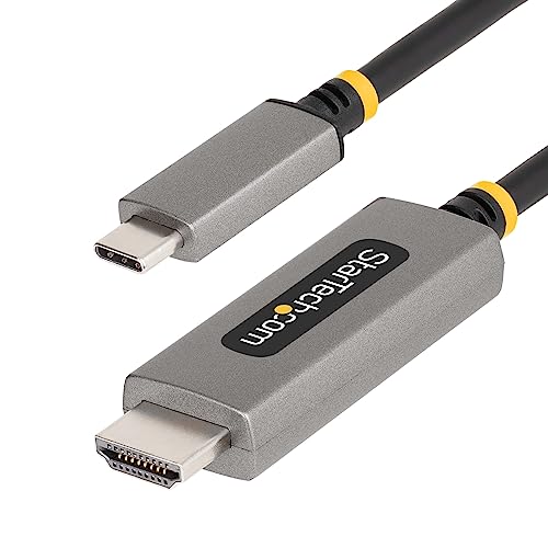 StarTech.com 2 m USB-C auf HDMI Kabel, 8K 60Hz, 4K 144Hz, HDR10, USB-C zu HDMI 2.1 Video Konverter Kabel/Adapter, USB-C DP Alt Mode/USB4/Thunderbolt 3/4 Kompatibel (135B-USBC-HDMI212M) von StarTech.com