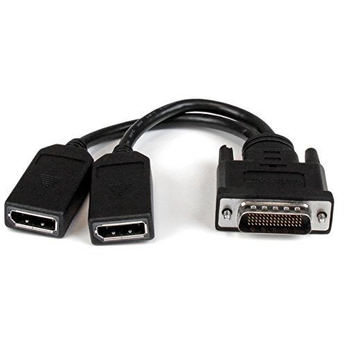 StarTech.com 20cm LFH 59 auf Dual DisplayPort DMS 59 Kabel - DMS-59 auf zweifach DisplayPort Kabeladapter - DMS zu 2x DP Y-Kabel - St/Bu von StarTech.com