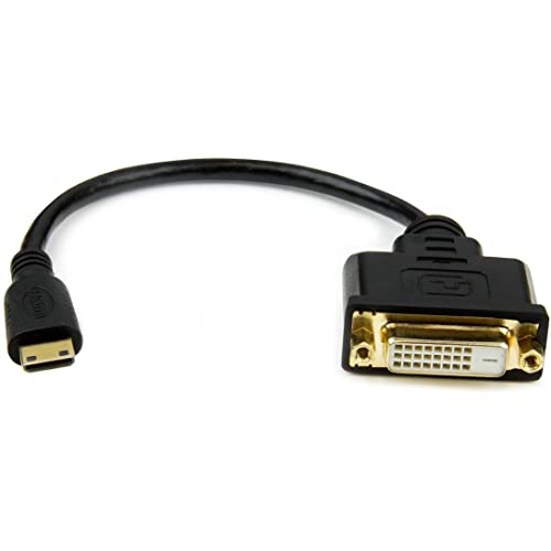 StarTech.com 20cm Mini HDMI auf DVI-D Adapter - St/Bu - Mini HDMI zu DVI Konverter Kabel von StarTech.com