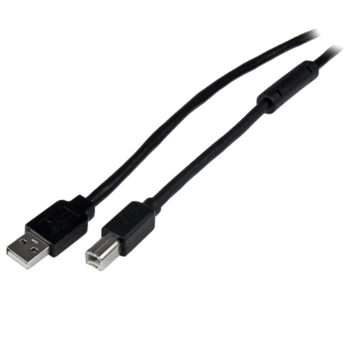 StarTech.com 20m aktives USB 2.0 A auf B Kabel - Stecker/Stecker - USB Druckerkabel 1x USB A / 1x USB B - Schwarz StarTech.com 20m aktives USB 2.0 A auf B Kabel - Stecker/Stecker - USB Druckerkabel 1x USB A / 1x USB B - Schwarz von StarTech.com