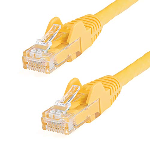 StarTech.com 2m Cat6 Gigabit Snagless Patchkabel - RJ45 UTP Netzwerkkabel mit Schutzmanschette - Cat 6 Kabel - Gelb von StarTech.com