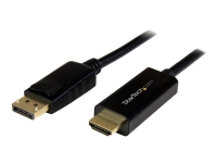 StarTech.com 2m DisplayPort auf HDMI Konverterkabel - 4K, 2 m, HDMI Typ A (Standard), DisplayPort, Männlich, Männlich, Gerade von StarTech.com