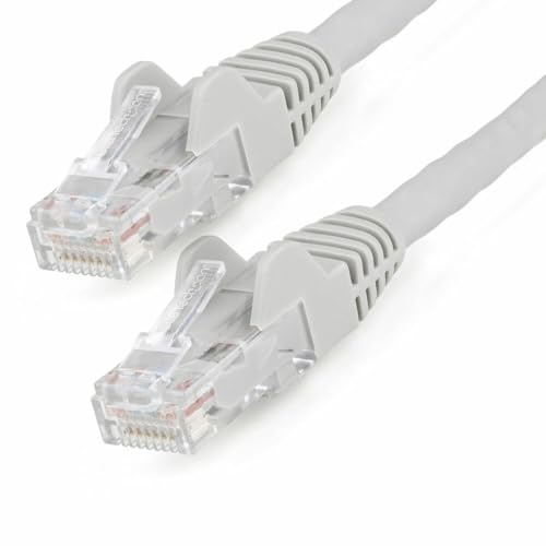 StarTech.com 2m Netzwerkkabel CAT6 - LSZH(weniger Rauch, Halogenfrei) - 10Gbit 650MHz 100W POE RJ45 U/UTP LAN-Patch Kabel - Grau, ETL Zertifizierung, 24AWG, Installationskabel (N6LPATCH2MGR) von StarTech.com