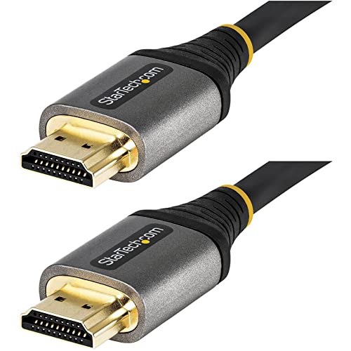 StarTech.com 2m Premium zertifiziertes HDMI 2.0 Kabel - High Speed Ultra HD 4K 60Hz HDMI Kabel mit Ethernet - HDR10, ARC - UHD HDMI Videokabel - Für UHD Monitore, TVs, Displays - M/M (HDMMV2M) von StarTech.com