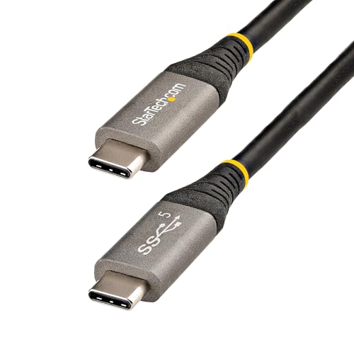 StarTech.com 2m USB-C Kabel 5Gbit/s - Hochwertiges USB-C Kabel - USB 3.2 Gen 1 Typ-C Kabel - 100W (5A) Power Delivery, DP Alt Modus - USB-C auf USB-C Kabel - Laden & Synchronisieren (USB315CCV2M) von StarTech.com