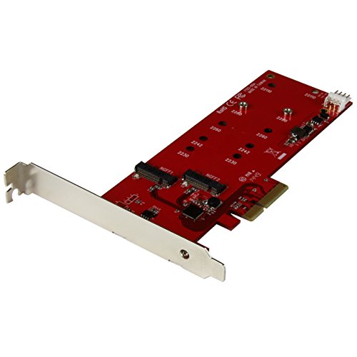 StarTech.com 2x M.2 SATA SSD Schnittstellenkarte - PCIe - PCI Express M.2 SATA III Controller - NGFF Karte von StarTech.com