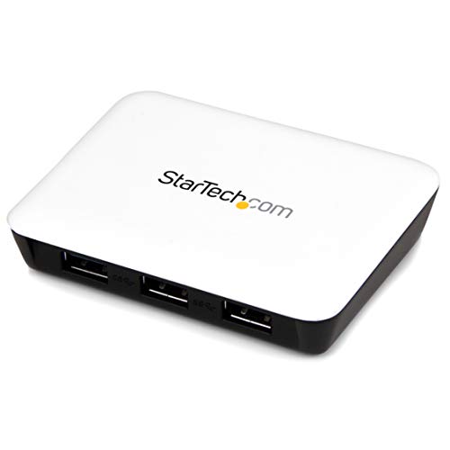 StarTech.com 3 Port USB 3.0 Hub mit Gigabit Ethernet - Powered USB3 mit Ethernet von StarTech.com