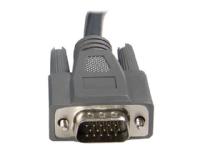 StarTech.com 3 m ultradünnes USB VGA 2-in-1-KVM-Kabel, 3 m, Schwarz, VGA, USB A + VGA, Männlich/Männlich, 255 g von StarTech.com
