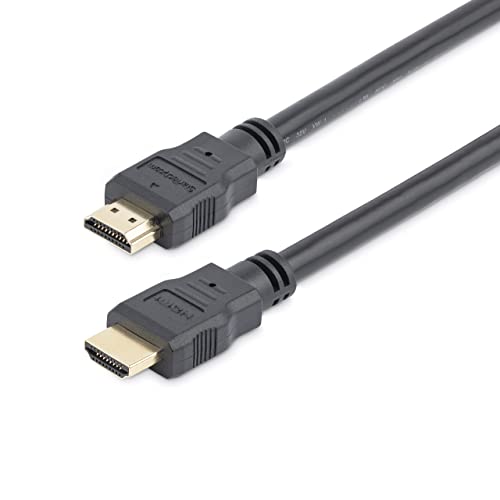 StarTech.com 30 cm High-Speed-HDMI-Kabel (Stecker/Stecker) - HDMI Verbindungskabel Typ A mit vergoldeten Kontakten - HDMI Anschlusskabel von StarTech