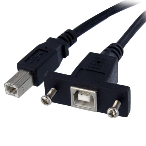 StarTech.com 30 cm USB B auf B Kabel zur Slotbelch Montage – Buchse/Stecker von StarTech.com