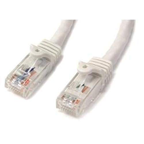 StarTech.com 3m Cat6 UTP RJ45 Gigabit Patchkabel Snagless - Cat 6 Netzwerkkabel mit Schutzmanschette - Cat.6 Patch-Kabel - Weiß von StarTech.com