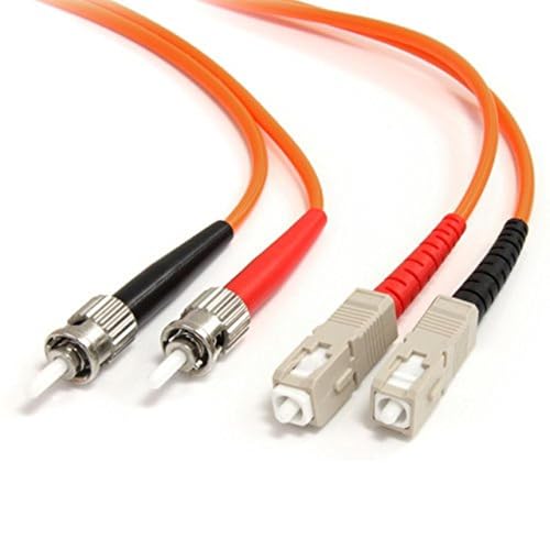 StarTech.com 3m Duplex Multimode 62,5/125 ST auf SC Glasfaserkabel / LWL-Patchkabel - Orange von StarTech.com