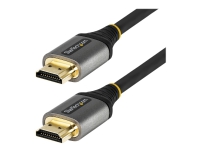 StarTech.com 3m Premium zertifiziertes HDMI 2.0 Kabel - High Speed Ultra HD 4K 60Hz HDMI Kabel mit Ethernet - HDR10, ARC - UHD HDMI Videokabel - Für UHD Monitore, TVs, Displays - M/M, 3 m, HDMI Typ A (Standard), HDMI Typ A (Standard), 3D, 18 Gbit/s, Grau, Schwarz von StarTech.com
