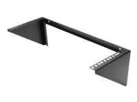 StarTech.com 4 HE 19 Zoll vertikales Wandmontage Rack - Schwarz, Wandmontiertes Regal, 4U, 56,7 kg, 1,1 kg, Schwarz von StarTech.com