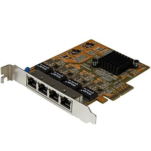 StarTech.com 4 Port PCIe Gigabit Netzwerkkarte, Quad Port PCI Express GbE NIC von StarTech.com