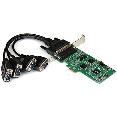 StarTech.com 4 Port Serielle PCI Express Schnittstellenkarte - 2 x RS232 2 x RS422 / RS485 - PCIe Adapter Karte mit Breakout Kabel von StarTech.com