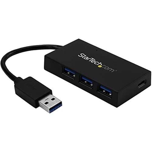 StarTech.com 4 Port USB 3.0 Hub - USB-A auf 3x USB-A und 1x USB-C - inklusive Netzteil - USB Hub - Desktop USB C Hub von StarTech.com