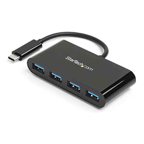 StarTech.com 4 Port USB 3.0 Hub - USB-C zu 4x USB-A - Kompakter USB C Hub - USB Typ C Hub - USB Hub - USB Type C von StarTech.com