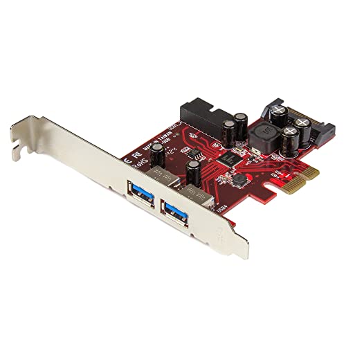 StarTech.com 4 Port USB 3.0 PCI Express-Karte - 2 Externe und 2 Interne mit SATA Power - PCIe SuperSpeed Schnittstellenkarte von StarTech.com