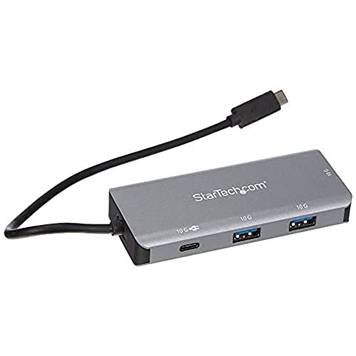 StarTech.com 4-Port USB-C-Hub (mit Stromversorgung, 10 Gbit/s, 3 x USB-A- und 1x 25 cm USB-C Anschlusskabel) von StarTech.com