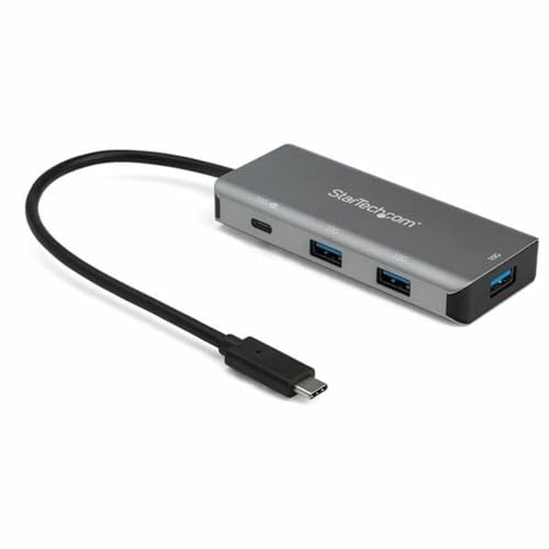 StarTech.com 4-Port USB-C-Hub (mit Stromversorgung, 10 Gbit/s, 3 x USB-A- und 1x 25 cm USB-C Anschlusskabel) von StarTech.com