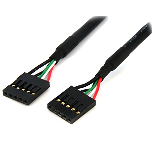 StarTech.com 45 cm internes 5pin USB IDC Mainboard Header Kabel, Buchse/Buchse, Pinheader Kabel 5-polig von StarTech.com