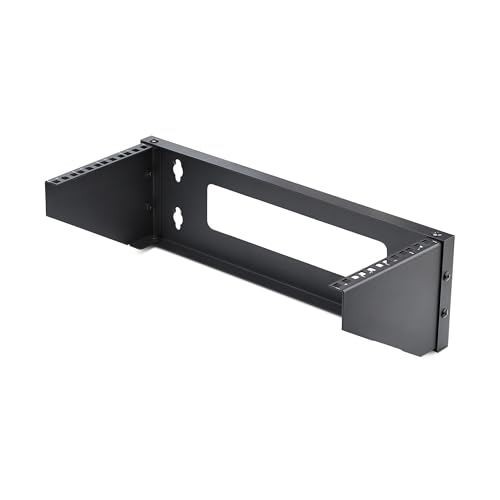 StarTech.com 4U Vertical Wall-Mount Bracket for 19Inch Rack Mountable Equipment, 121lb/55kg Capacity, for Patch Panels/Servers von StarTech.com