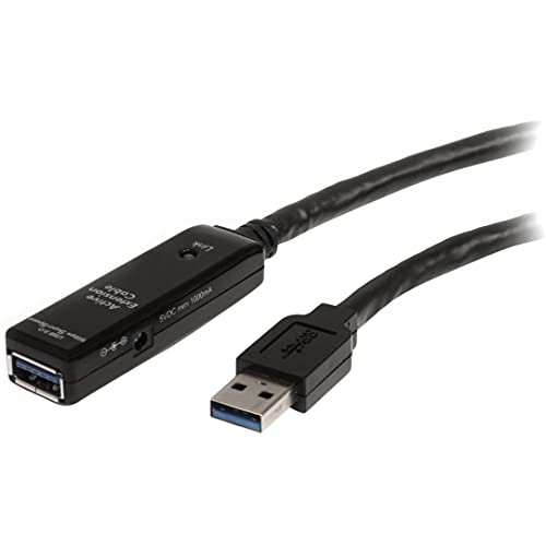 StarTech.com 5 m aktives USB 3.0 Verlängerungskabel - Stecker/Buchse - USB 3.0 SuperSpeed Kabel Verlängerung von StarTech.com