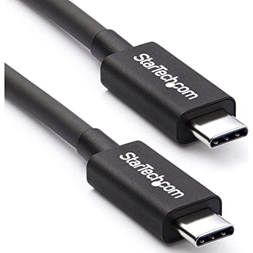 StarTech.com 50cm Passives Thunderbolt 3 Kabel, 40Gbps, 100W PD, 4K/5K Video, Thunderbolt Kabel, Kompatibel mit USB4/DP Alt Mode, Thunderbolt 4, USB 3.2/Typ-C (TBLT34MM50CM) von StarTech.com