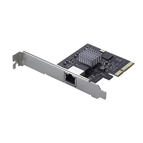 StarTech.com 5G PCIe Netzwerk Karte - NBASE-T & 5GBASE-T 2.5BASE-T PCI Express NIC Adapter - 5GbE/2.5GbE/1GbE Multi GbE Workstation NIC - 4 Geschwindigkeiten LAN Karte (ST5GPEXNB) von StarTech.com