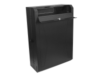 StarTech.com 6HE vertikaler Serverschrank - 76cm tief, Wandmontiertes Regal, 6U, 90 kg, Verbessertes Kabelmanagement, 33 kg, Schwarz von StarTech.com