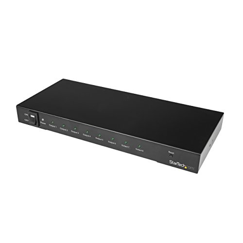 StarTech.com 8 Port 4K 60Hz HDMI Splitter - HDR Unterstützung - 7.1 Surround Audio Sound - HDMI Verteiler von StarTech.com
