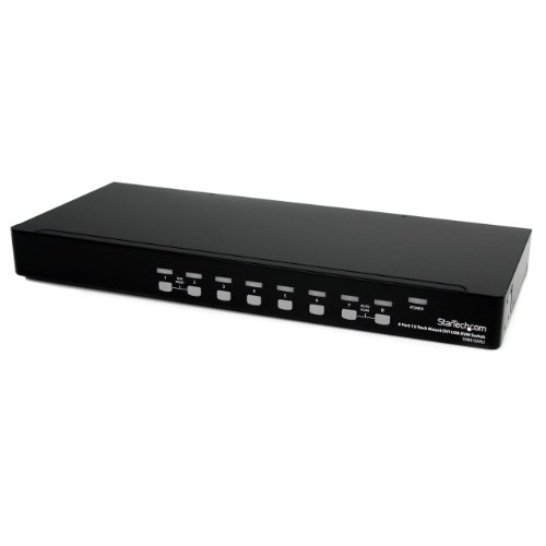 StarTech.com 8-Port DVI USB KVM Switch -DVI USB KVM Switch - 8-Port KVM-Switch -DVI KVM-Switch - KVM-Switch USB - DVI Switch zum Einbau (SV831DVIU) von StarTech.com