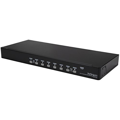 StarTech.com 8-Port USB KVM Switch-Set mit OSD und Kabeln Rackmontierbar von StarTech.com