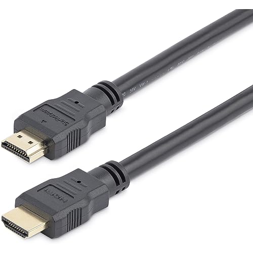 StarTech.com 8ft High Speed HDMI Kabel - Ultra HD 4k x 2k HDMI Kabel - HDMI auf HDMI M/M - 2,4m HDMI 1.4 Kabel - Audio/Video vergoldet (HDMM8) schwarz von StarTech.com