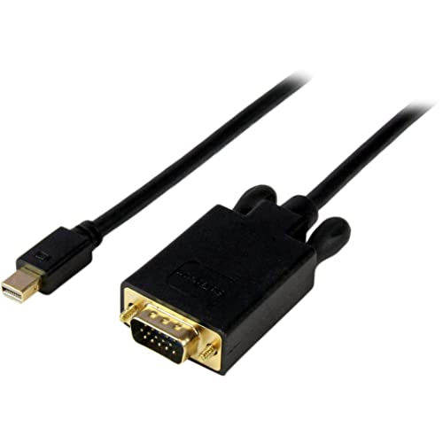 StarTech.com 91 cm Mini-DisplayPort auf VGA-Kabel - Computer-Monitor-Kabel - Mini-DisplayPort auf VGA-Adapterkabel - mDP-Kabel - Monitorkabel VGA - 1920 x 1200 - Schwarz (MDP2VGAMM3B) von StarTech.com