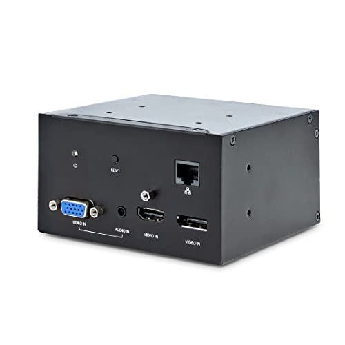 StarTech.com A/V-Modul für Tischanschlussfeld - 4K - HDMI, DP, VGA - Tischbefestigungshalterung inbegriffen -MOD4AVHD von StarTech.com