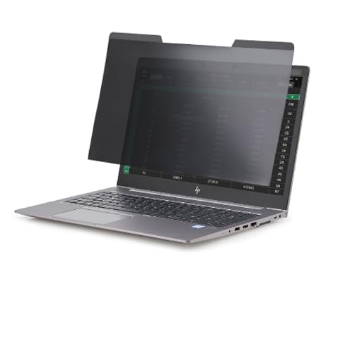 StarTech.com Laptop Sichtschutz für 15.6" Geräte - Magnetisch, Abnehmbarer Laptop Bildschirm Blickschutz - Blaulicht reduzierende Schutzfolie - 16:9 - Matt/Glänzend - +/-30 Grad (PRIVSCNLT15) von StarTech.com